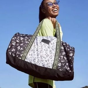 SOLD🛍Victoria’s Secret Pink Neon Floral Tote